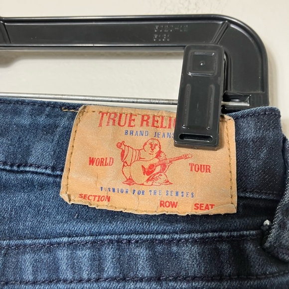 true religion jeans Geno Girls Sz 12‎ Straight Leg Dark Wash School Casual Denim - Picture 2 of 8